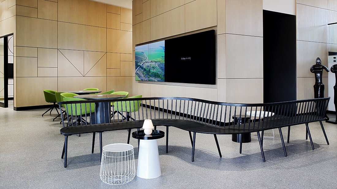 Commercial interior design - Dimension Data client experience centre by Head Interiors